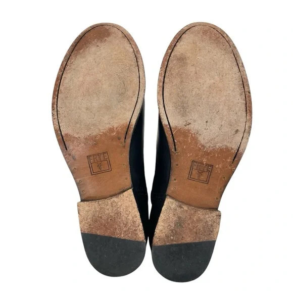 Frye Melissa Button Riding Boots 7 1/2 Black - Picture 11 of 16